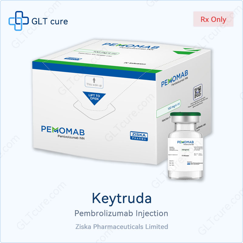 Pemomab pembrolizumab 100mg/4mL injection vial - Ziska Pharmaceuticals