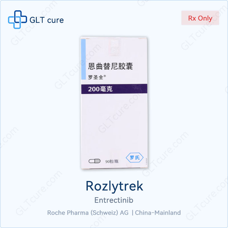 Rozlytrek (Entrectinib) 200mg Capsules x90 - Roche China NMPA-Approved