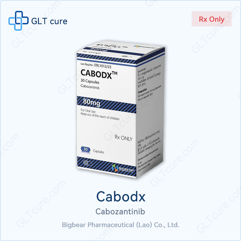 Cabodx (cabozantinib) tablets, multi-kinase inhibitor, BigBear Pharmaceutical Co., Ltd.