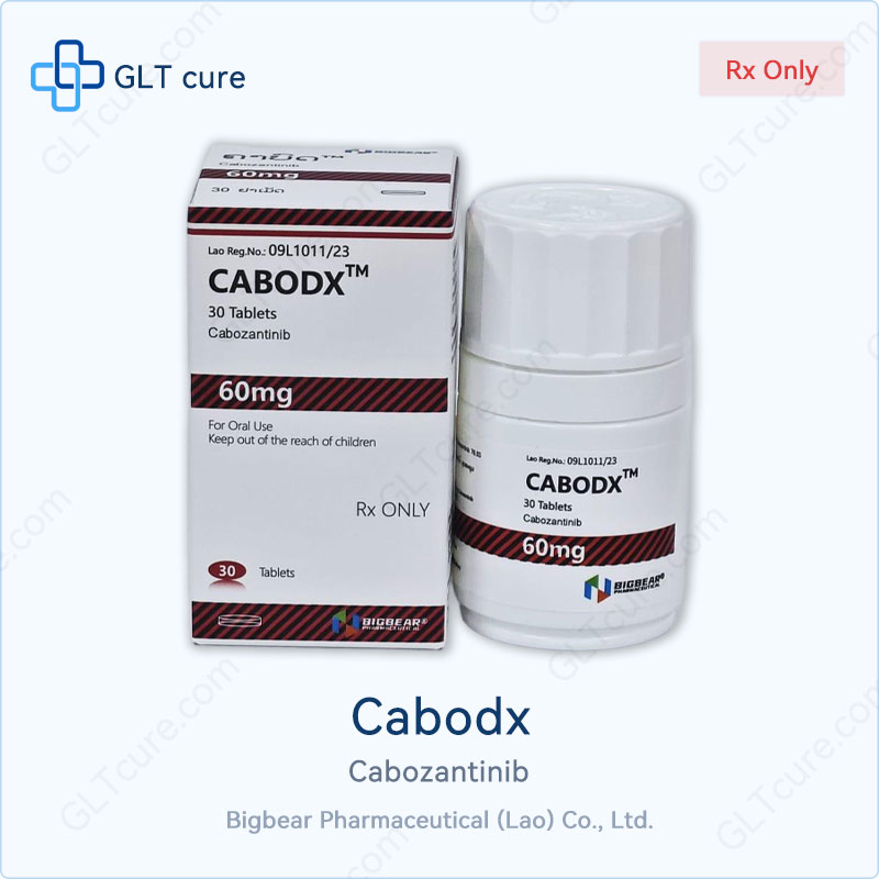 Cabodx (cabozantinib) tablets, multi-kinase inhibitor, BigBear Pharmaceutical Co., Ltd.