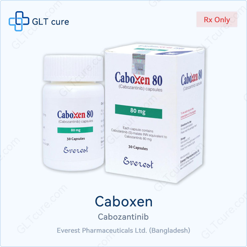 Caboxen (cabozantinib) tablets, multi-kinase inhibitor, Everest Pharmaceuticals Ltd.