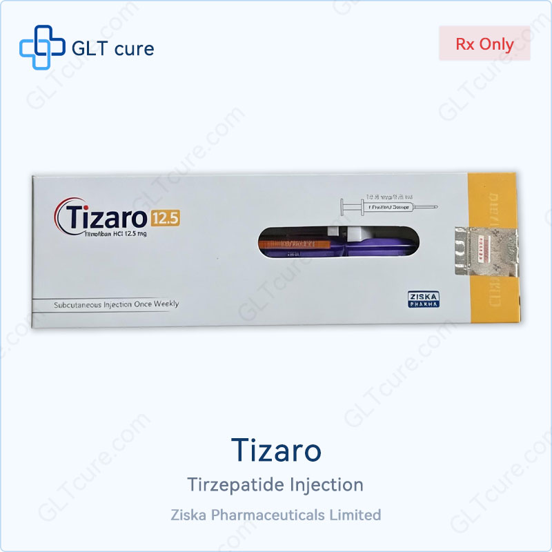 Tizaro 12.5mg tirzepatide prefilled syringe box, Ziska Pharmaceuticals Bangladesh