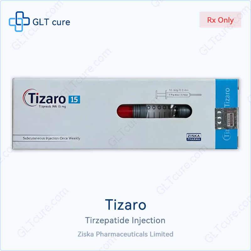 Tizaro 15mg tirzepatide prefilled syringe box, Ziska Pharmaceuticals Bangladesh