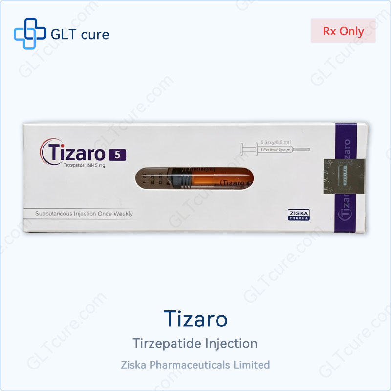 Tizaro 5mg tirzepatide prefilled syringe single-dose box, Ziska Bangladesh