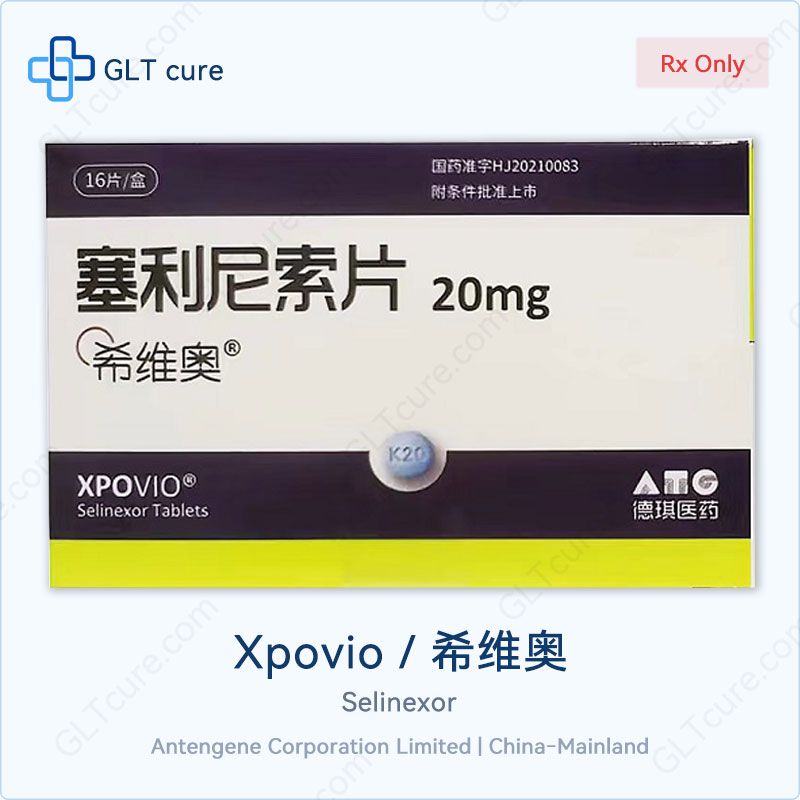 Xpovio (Selinexor) 20mg x 16 tablets pack, oral XPO1 inhibitor for multiple myeloma, China