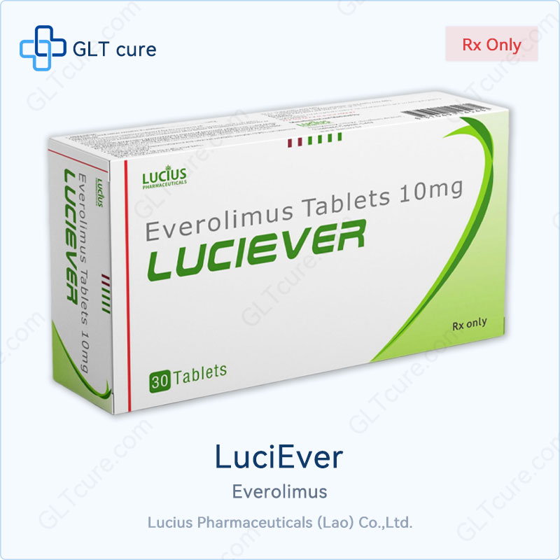 LuciEver (everolimus) 10mg 30 tablets Lucius Laos generic