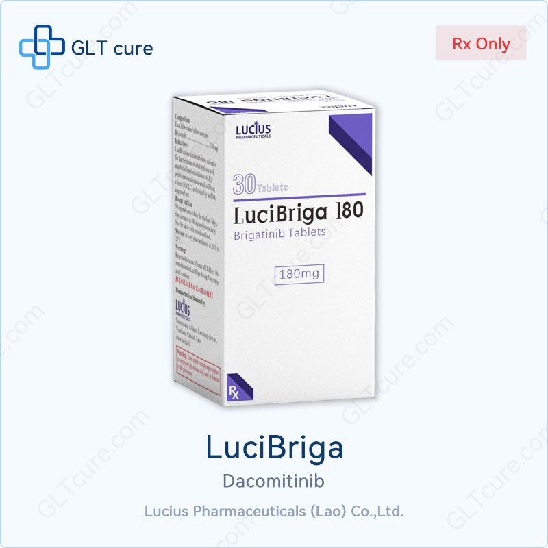 LuciBriga (brigatinib) 180mg tablets, Lucius Laos pack
