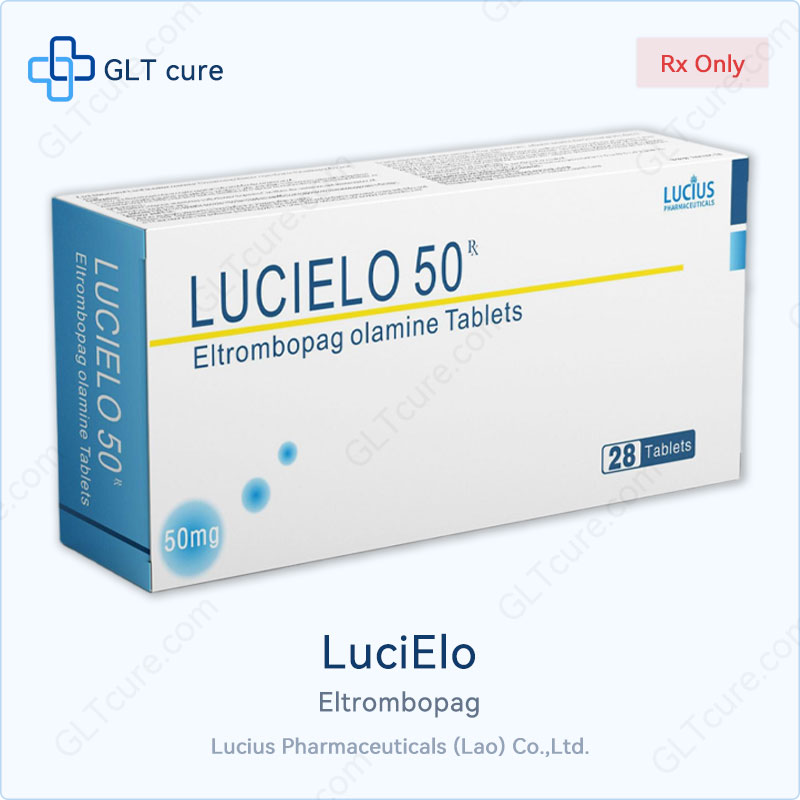 LuciElo eltrombopag 50mg 28 tablets, Lucius generic